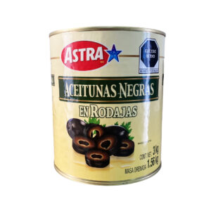 Aceituna negra en rodajas